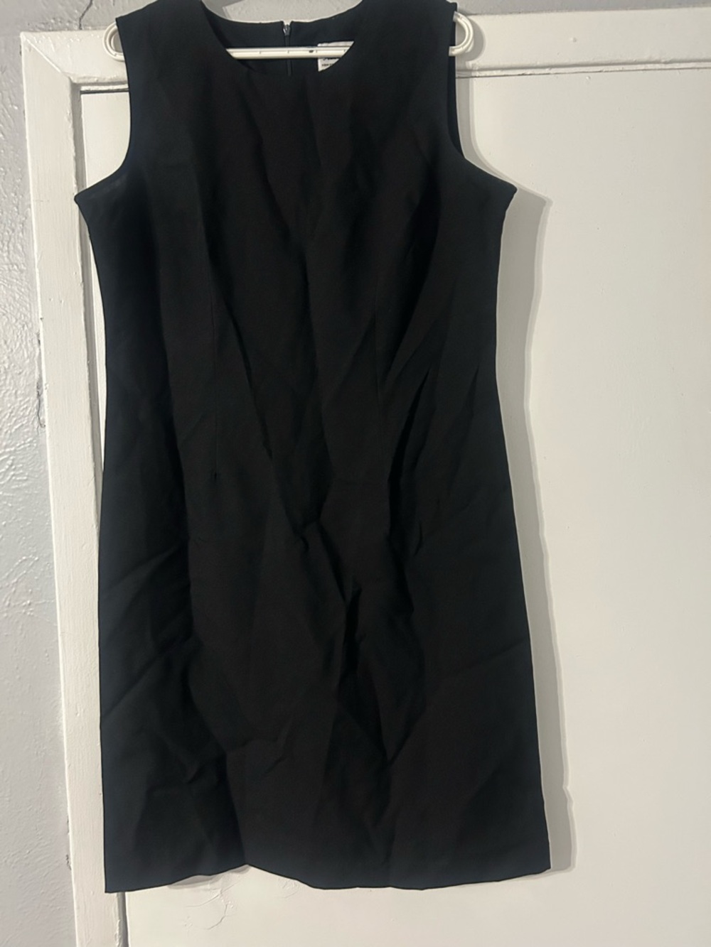 Anthony Richards Black Sleeveless Sheath Mini Dress